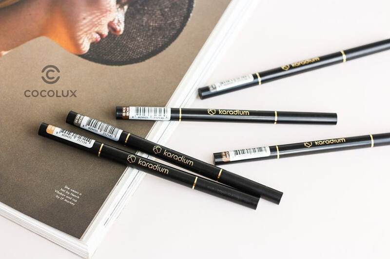 Chì Kẻ Mày Karadium 2 Đầu 01 Black Brown