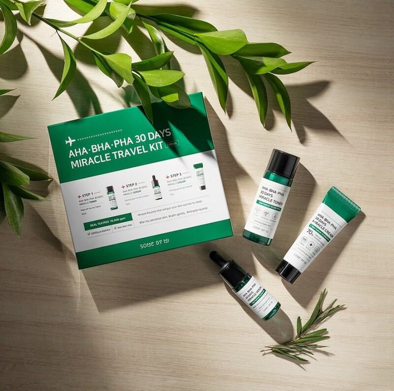 ​​Bộ Sản Phẩm Some By Mi AHA-BHA-PHA 30 Days Travel Kit Cho Da Mụn 3 Món