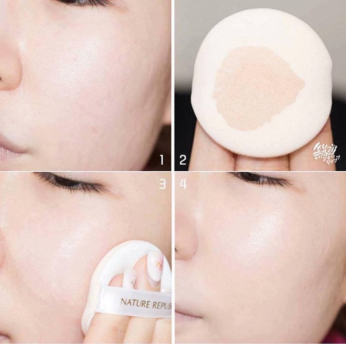 Kem Chống Nắng Nature Republic Ice Sun California Aloe Ice Puff Sun
