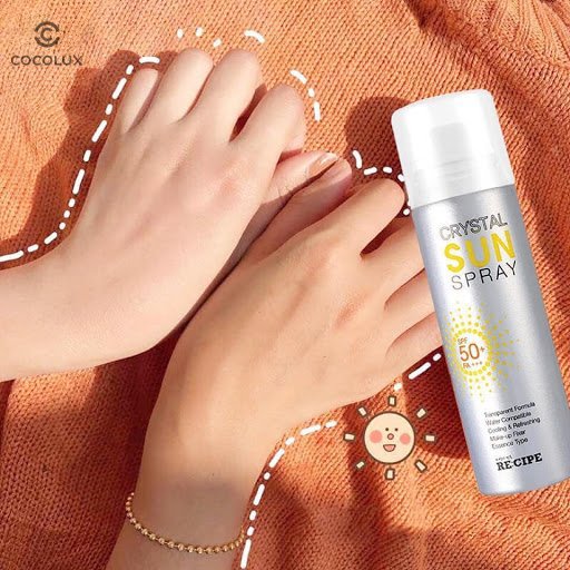 Xịt chống nắng RE:CIPE Crystal Sun Spray SPF 50 150ml