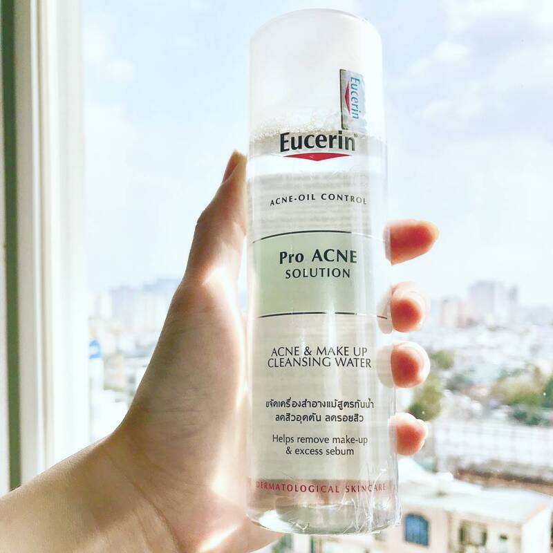 Bộ Sản Phẩm Eucerin Kem Chống Nắng & Tẩy Trang Cho Da Nhờn, Mụn