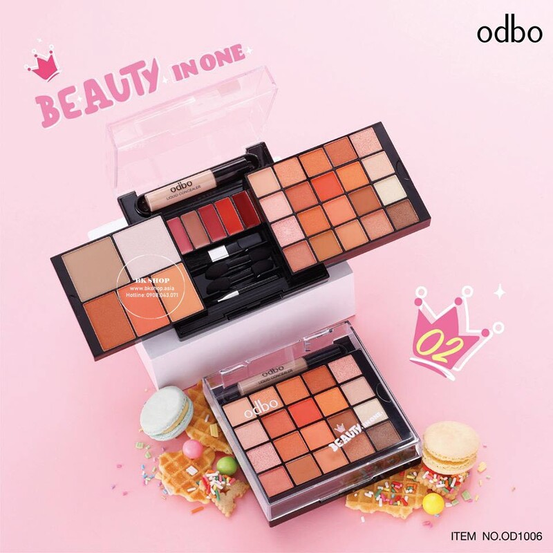 Bộ Sản Phẩm Makeup Odbo Beauty In One OD1006 - 02