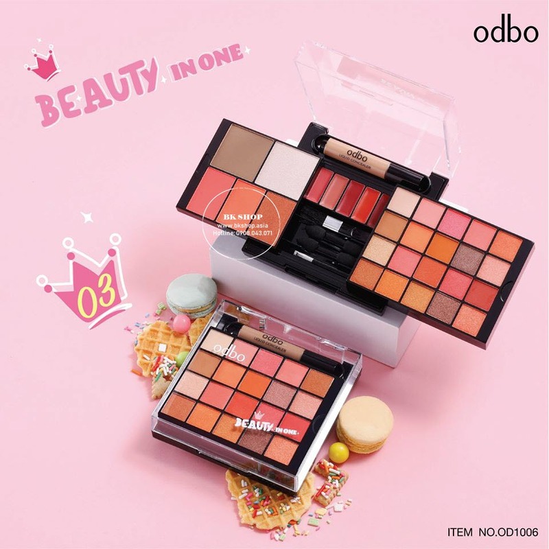 Bộ Sản Phẩm Makeup Odbo Beauty In One OD1006 - 03