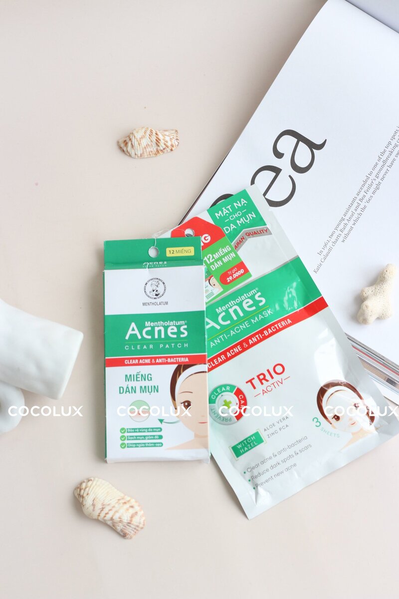Mặt Nạ Acnes Ngừa Mụn Kháng Khuẩn 65ml (3 miếng/gói)