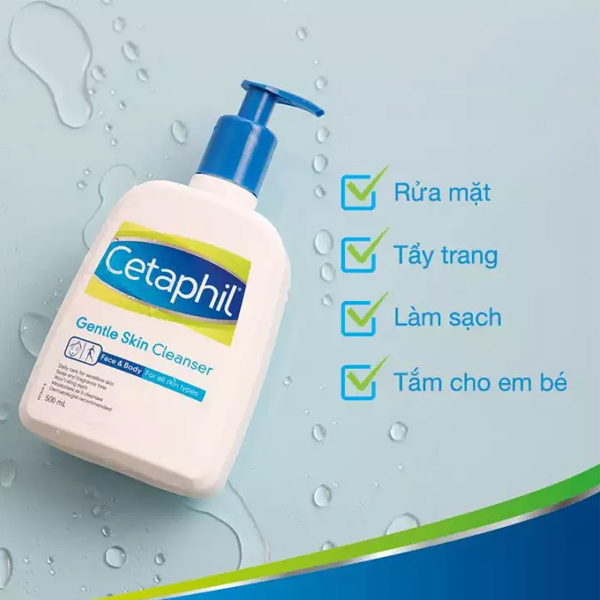 Sữa Rửa Mặt Cetaphil Gentle Skin Cleanser 500ml