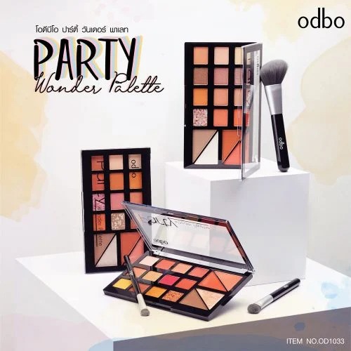 Phấn Mắt Odbo Party Wonder Palette OD1033 16 Ô - 01