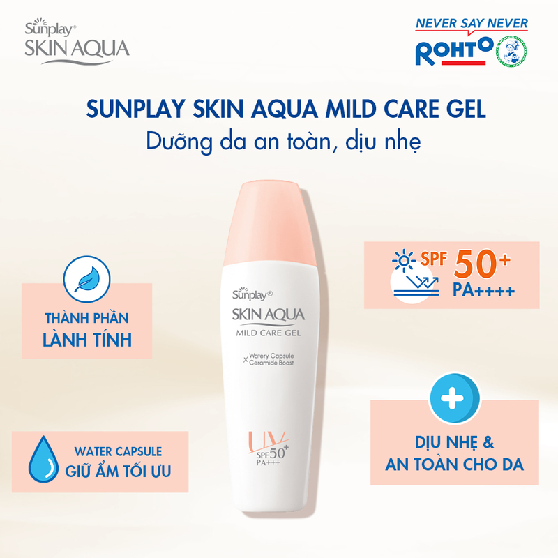 Gel Chống Nắng Sunplay Skin Aqua Mild Care Gel Cho Da Nhạy Cảm 25g