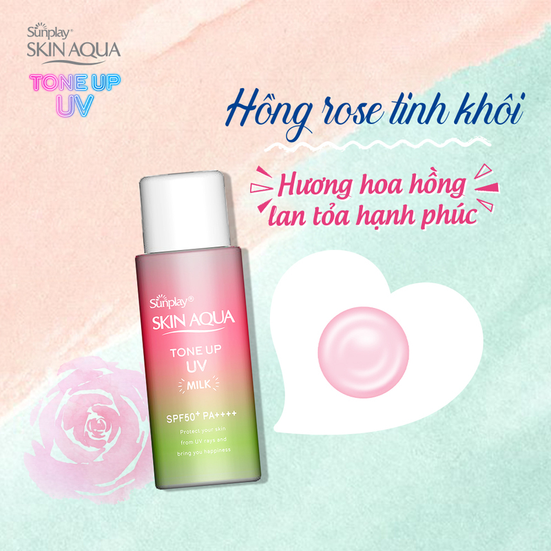 Sữa Chống Nắng Sunplay Hiệu Chỉnh Sắc Da SPF50+ PA++++ Hồng 50g