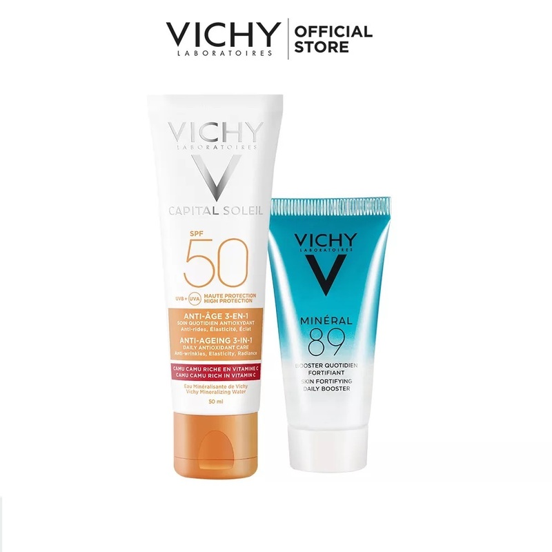 Bộ Sản Phẩm Vichy Chống Nắng Ngừa Lão Hóa Phục Hồi Và Nuôi Dưỡng Da