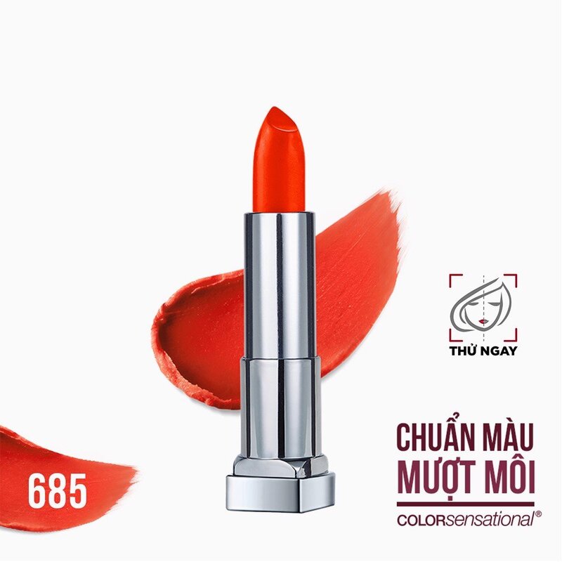 Son Thỏi Maybelline Color Sensational Mịn Lì  - 685 Caring Coral