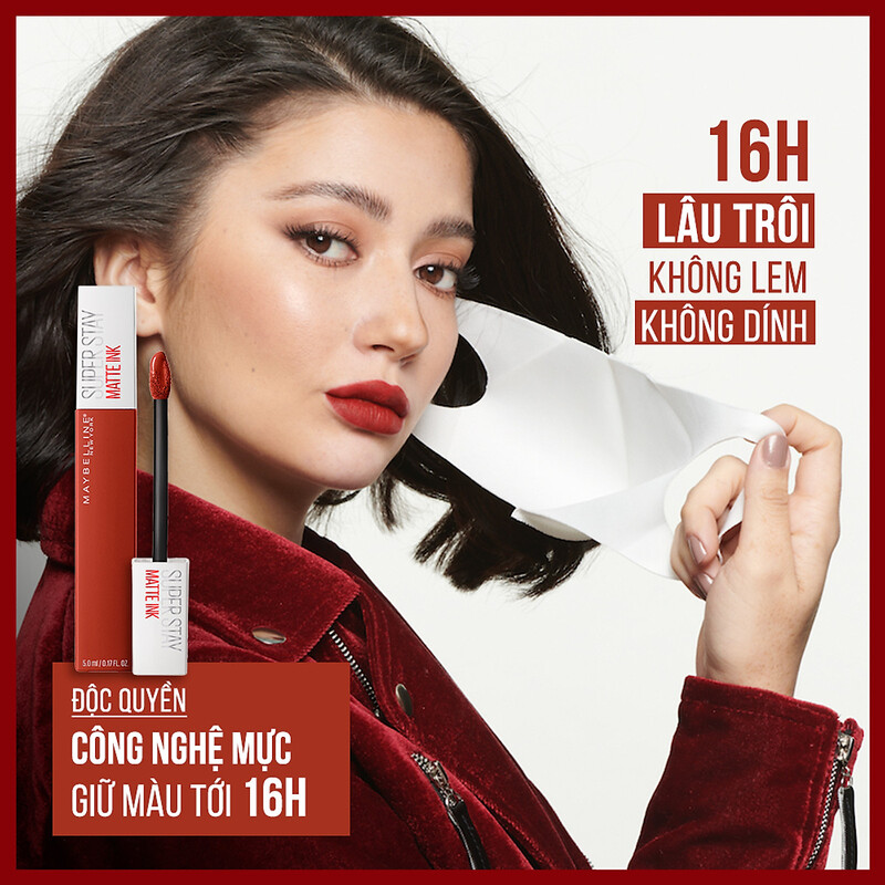 Son Kem Maybelline Super Stay Matte Ink Siêu Lì - 355