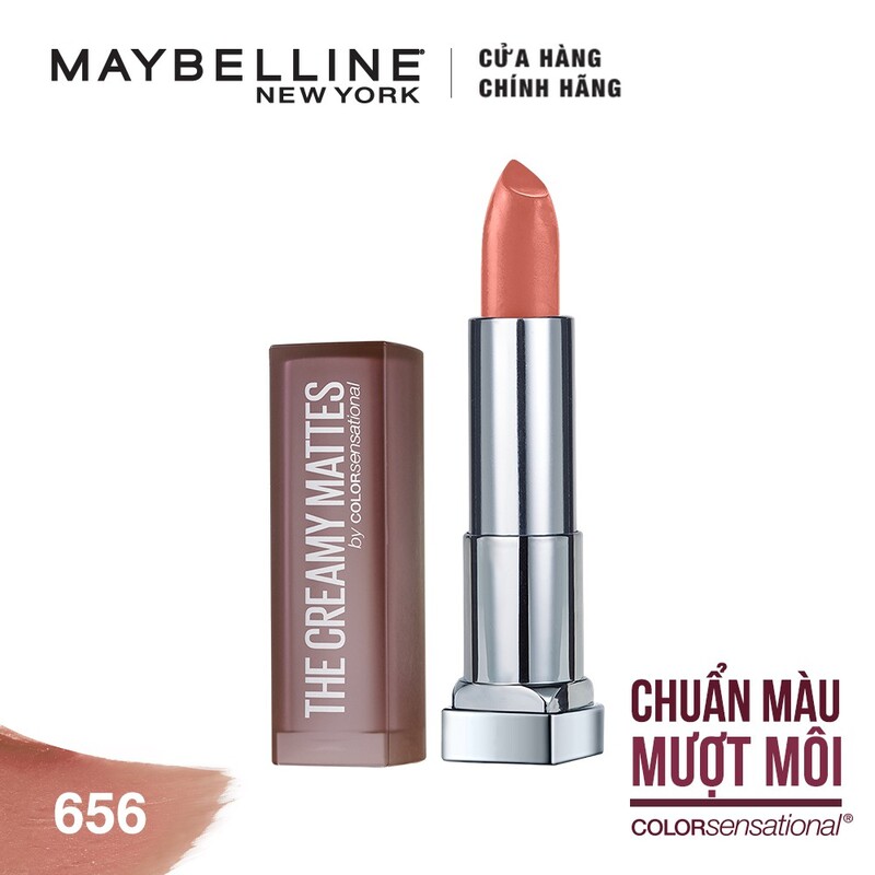 Son Thỏi Maybelline Color Sensational Mịn Lì - 656 Clay Crush