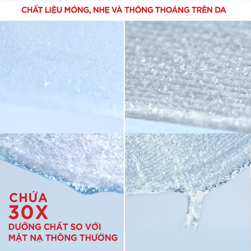 Mặt Nạ L'Oreal Dưỡng Da Pha Lê Trắng Sáng