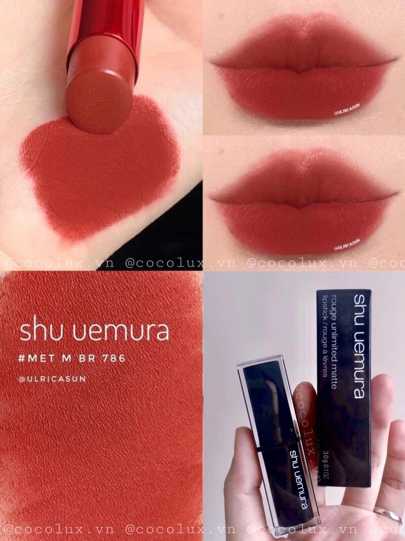 Son Thỏi Shu Uemura Matte Dạng Lì Mbr 786 3g