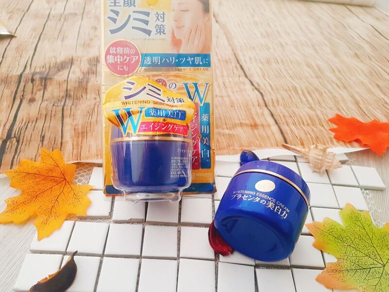 Kem Dưỡng Meishoku Placenta Medicated Whitening Sáng Da, Ngăn Ngừa Lão Hóa 55g