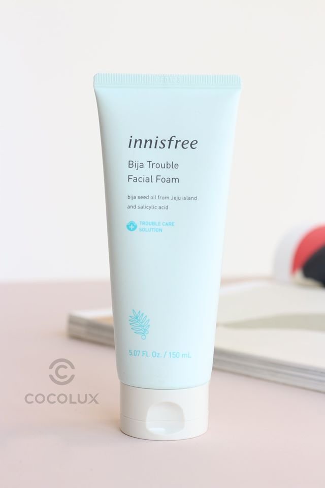 Sữa Rửa Mặt Innisfree Bija Trouble Facial Foam Cho Da Mụn 150g