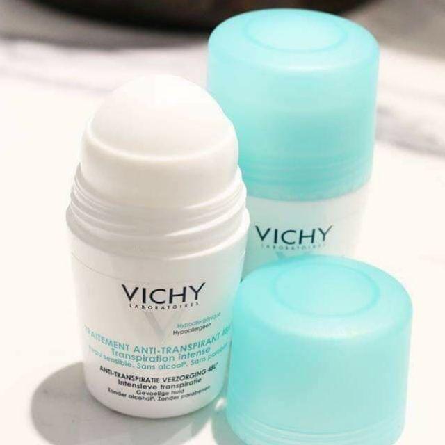 Lăn Khử Mùi Vichy Traitement Anti - Transpirant Khô Thoáng Suốt 48H