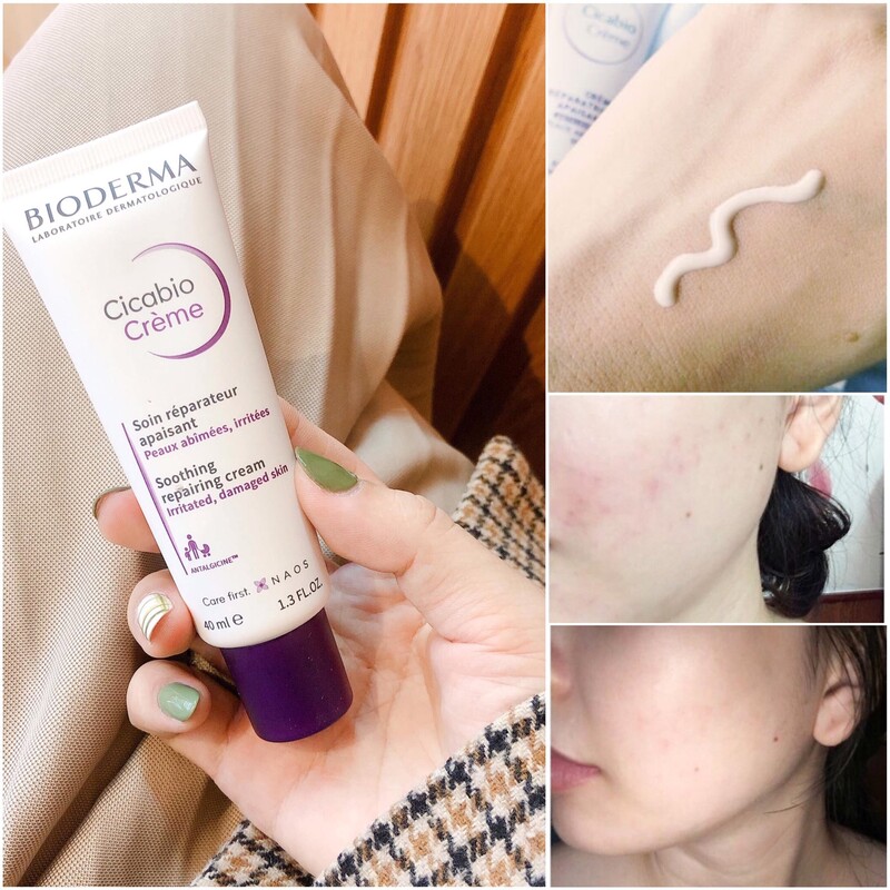 Kem Dưỡng Bioderma Cicabio Crème Dưỡng Ẩm, Phục Hồi & Làm Dịu Da 40ml