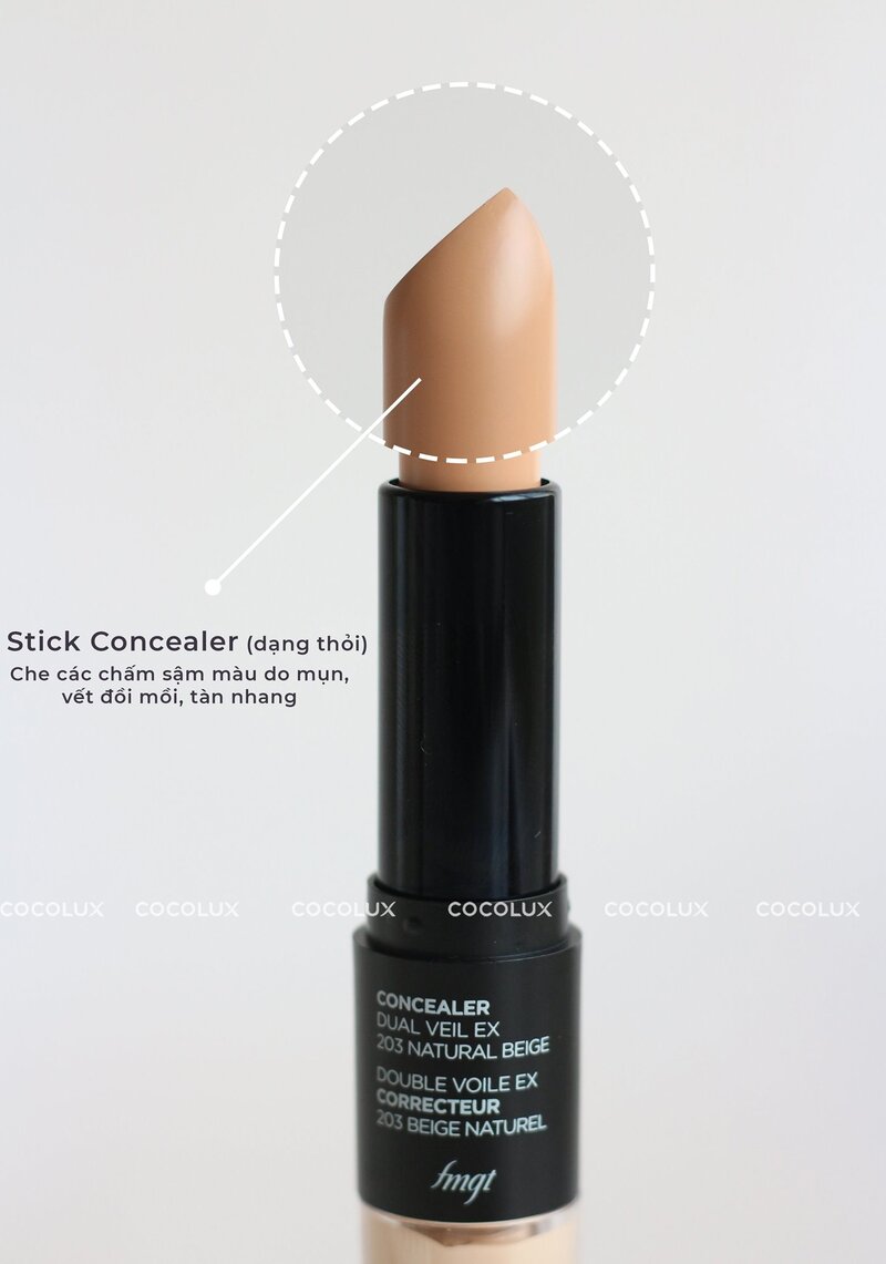 Che Khuyết Điểm The Face Shop Concealer Dual Veil 2 Đầu Tiện Dụng