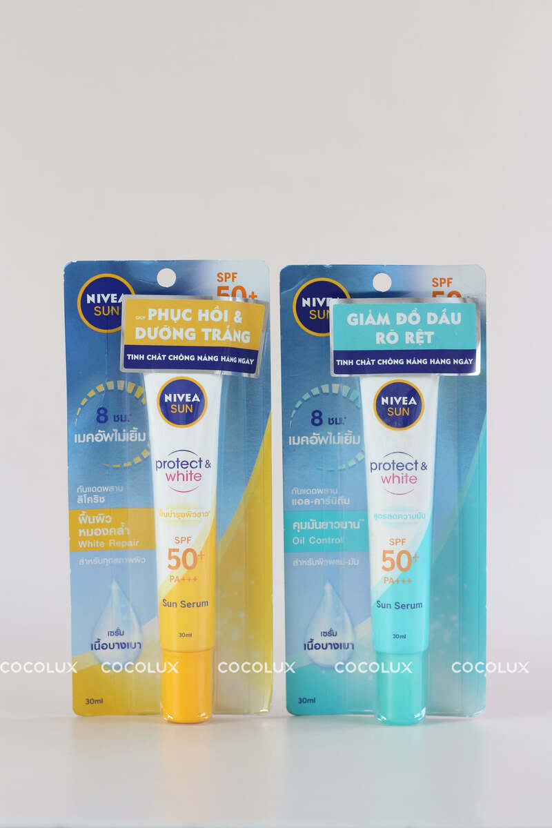 Kem Chống Nắng Nivea Dưỡng Trắng Và kiểm Soát Nhờn SPF50 PA+++ 30ml