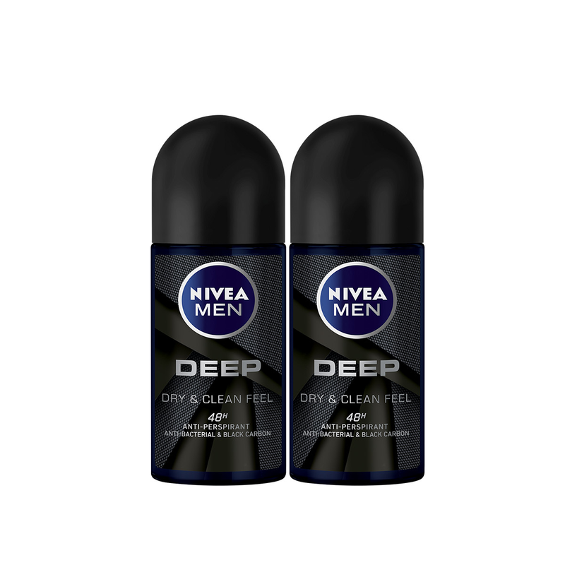 Lăn Ngăn Mùi Nivea Men Than Đen Hoạt Tính Hương Gỗ Đen 50ml
