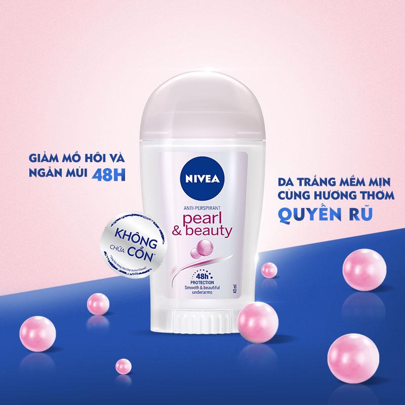Sáp Khử Mùi Nivea Dưỡng Sáng Da Ngọc Trai 40ml