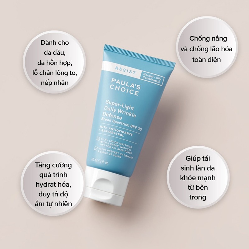 Kem Dưỡng Paula's Choice Chống Nắng & Dưỡng Da 60ml