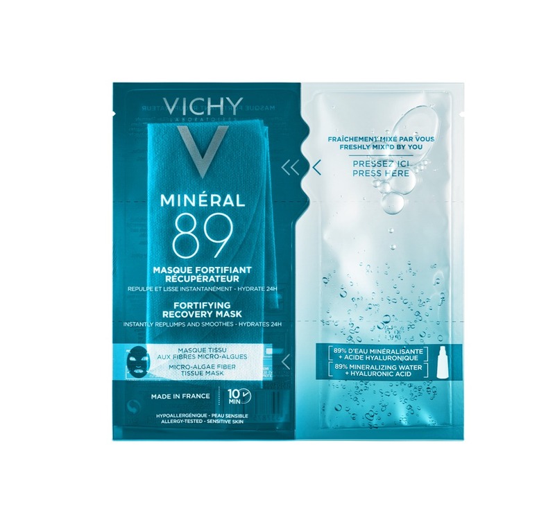 Mặt Nạ Vichy Khoáng Núi Lửa Giúp Phục Hồi & Cấp Ẩm Da 29g