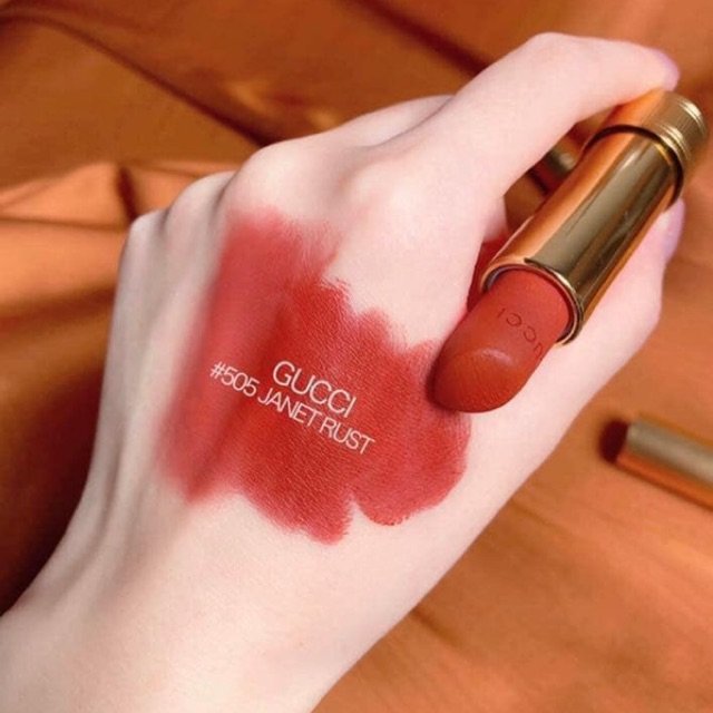 Son Thỏi Gucci Matte Lipstick 505 Janet Rust 3.5g