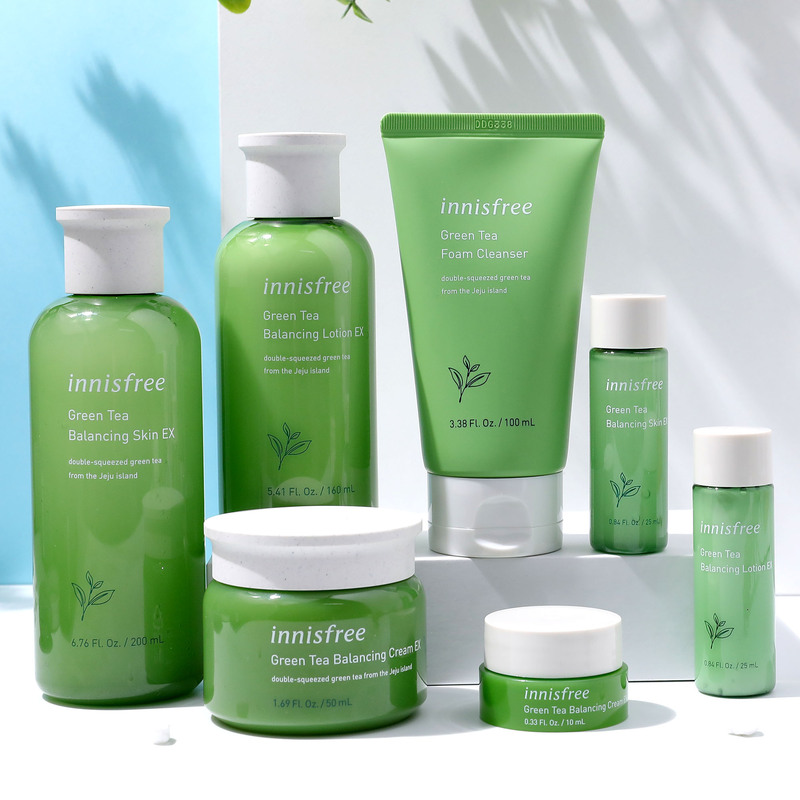 Set Dưỡng Da Trà Xanh Innisfree Green Tea Balancing Skin Care Trio EX