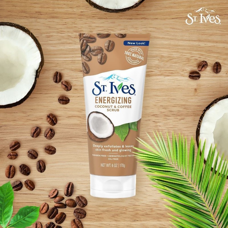 Sữa Rửa Mặt St.Ives Tẩy Tế Bào Chết - Coconut & Coffee 170g