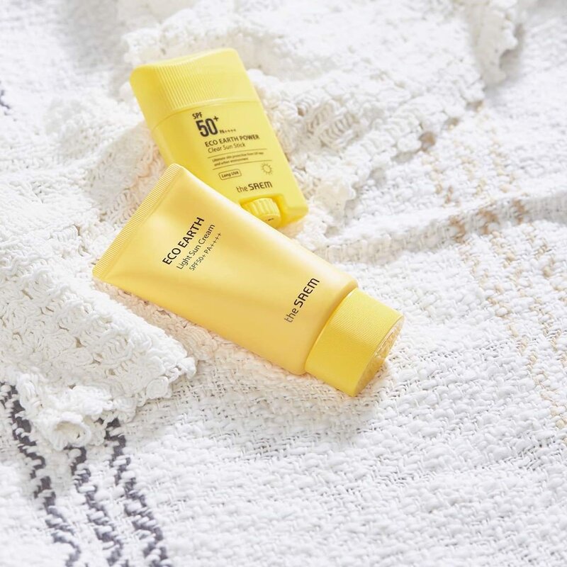 Kem Chống Nắng The Saem Eco Earth Light Sun Cream SPF50+ PA++++