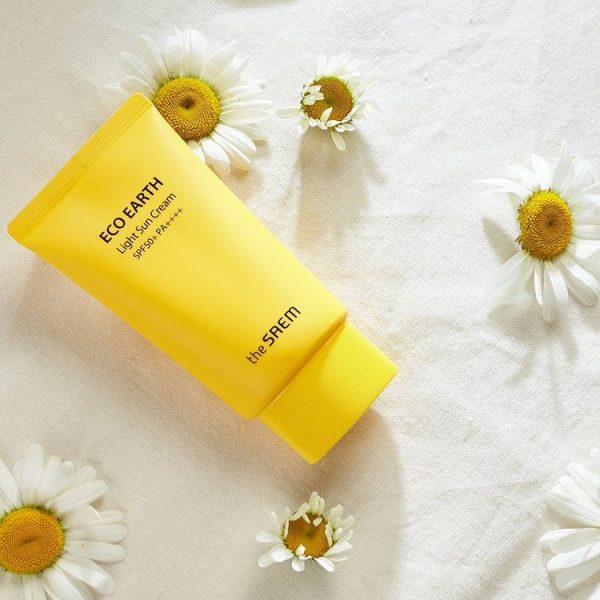 Kem Chống Nắng The Saem Eco Earth Light Sun Cream SPF50+ PA++++