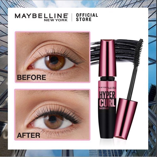 ​​Mascara Maybelline Hyper Curl Waterproof Làm Dài, Dày Và Cong Mi 9.2ml