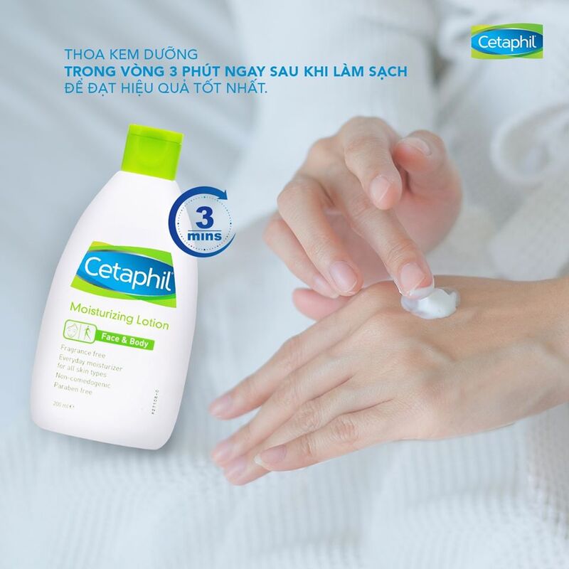 Sữa Dưỡng Cetaphil Moisturizing Lotion Cấp Ẩm Cho Da Nhạy Cảm 200ml