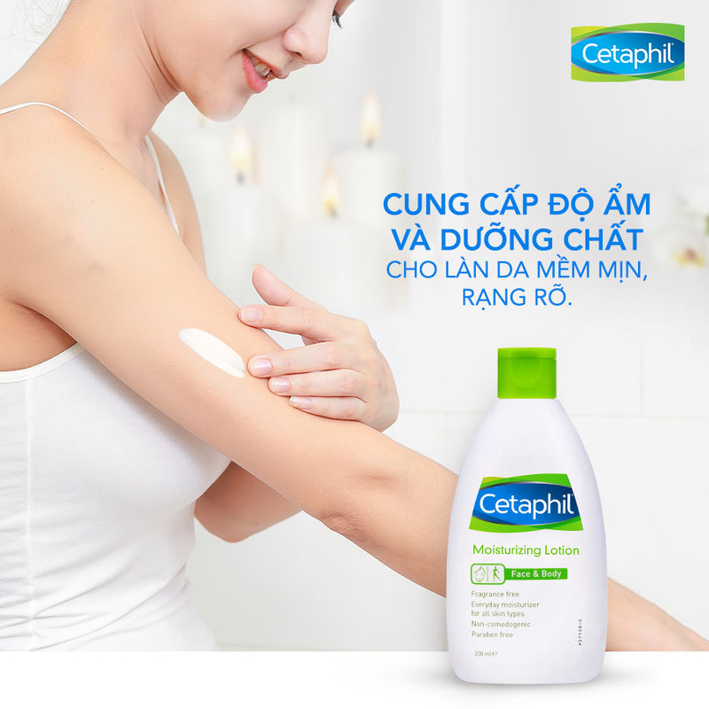 Sữa Dưỡng Cetaphil Moisturizing Lotion Cấp Ẩm Cho Da Nhạy Cảm 200ml