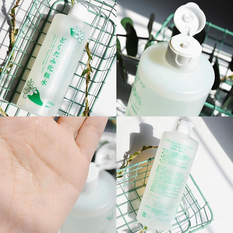 Nước Hoa Hồng Dokudami Natural Skin Lotion Diếp Cá Ngăn Ngừa Mụn Nhật Bản 500ml