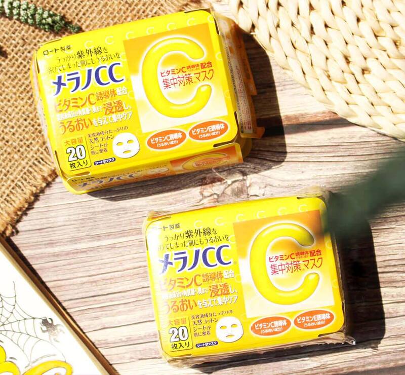 Mặt nạ Rohto Melano CC Whitening Dưỡng Trắng, Cấp Ẩm Cho Da
