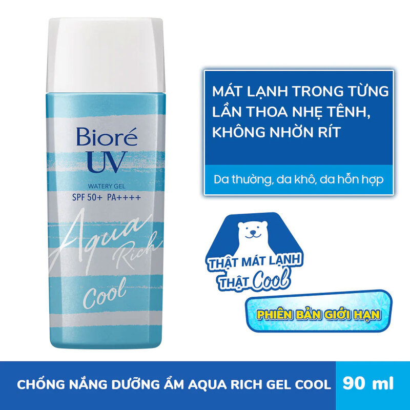 Gel Chống Nắng Biore Màng Nước Mát Lạnh 90ml