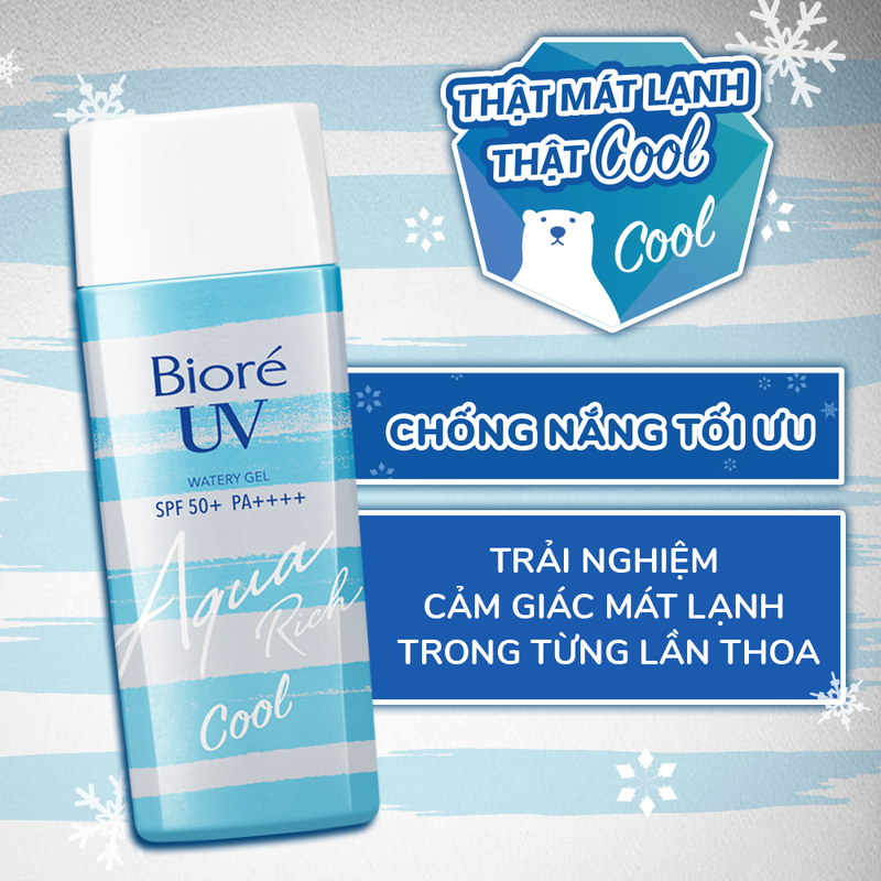 Gel Chống Nắng Biore Màng Nước Mát Lạnh 90ml