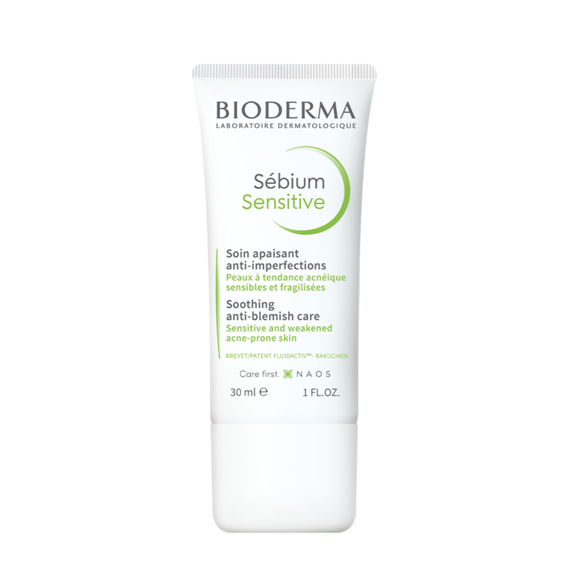 Kem Dưỡng Ẩm Cho Da Mụn, Nhạy Cảm Bioderma Sébium Sensitive 30ml