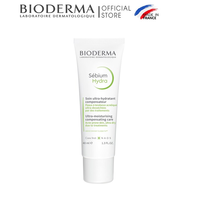 Kem Dưỡng Bioderma Sébium Hydra Dưỡng Ẩm Cho Da Khô, Mụn 40ml