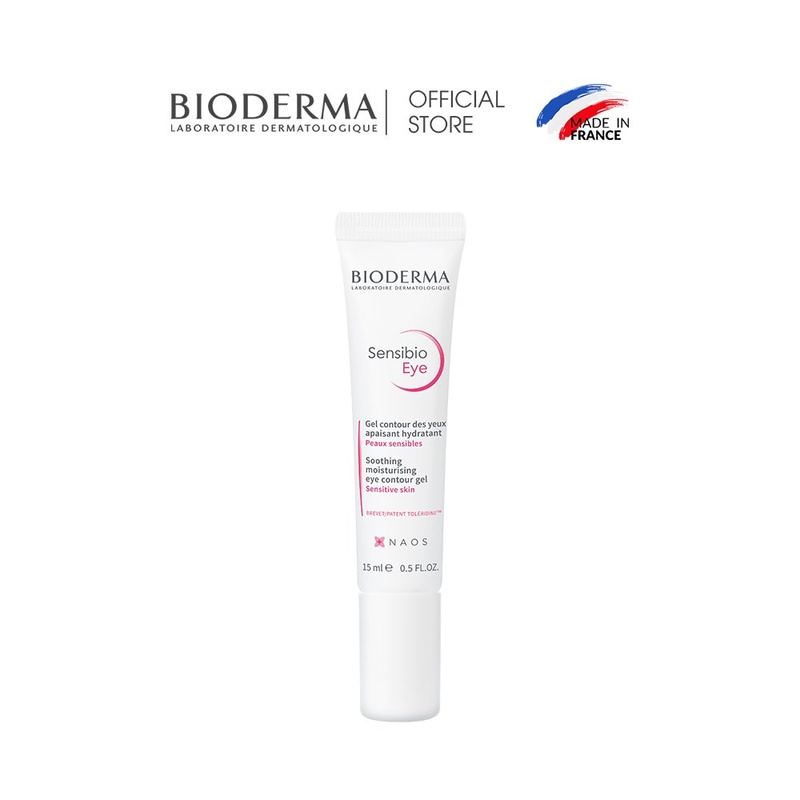 Gel Dưỡng Mắt Bioderma Sensibio Eye Giảm Bọng Mắt, Mờ Vết Nhăn 15ml