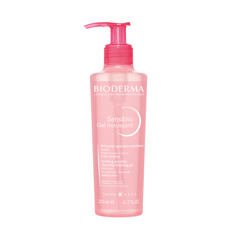 Gel Rửa Mặt Bioderma Sensibio Gel Moussant Cho Da Nhạy Cảm 200ml