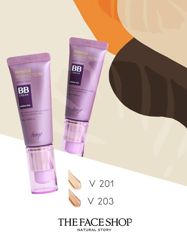 Kem Nền The Face Shop BB Cream Power Perfection 20g - V203