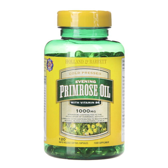 Viên Uống Holland & Barrett Tinh Dầu Hoa Anh Thảo 120 PCS