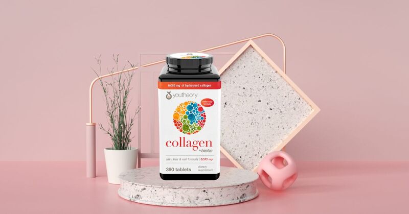 Viên Uống Youtheory Collagen Biotin 6000mg 390 PCS