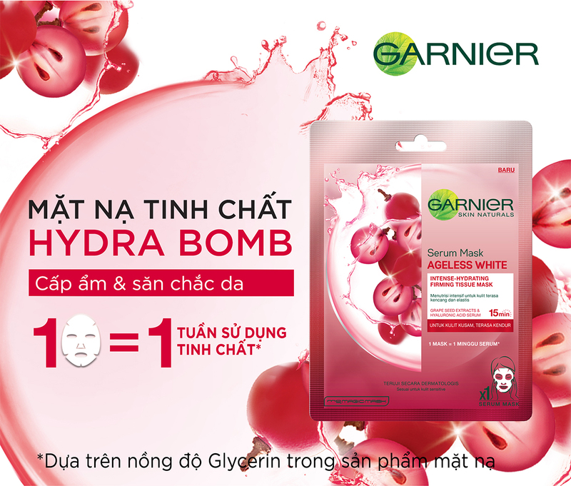Mặt Nạ Garnier Hạt Nho 28g