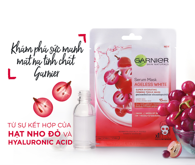 Mặt Nạ Garnier Hạt Nho 28g