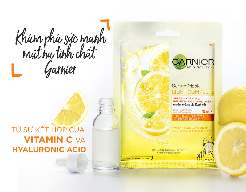 Mặt Nạ Garnier Vitamin C Qủa Yuzu 18g